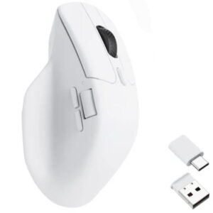 Keychron M6 1000Hz White Wireless Ergonomic Mouse