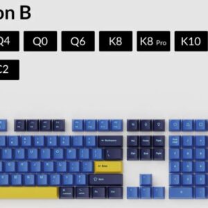 Keychron Q3&Q6&K8&K8Pro&K10&K12 OEM Dye-Sub PBT Keycap Set - Beach