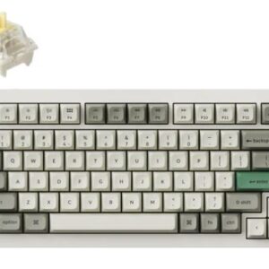 Keychron Q1 Max ANSI 75% layout 81 Key Shell White Full Assembled Knob Banana Switch RGB Hot-Swap Gateron Jupiter Wireless / Wired / 2.4GHz Normal Profile QMK Custom Keyboard