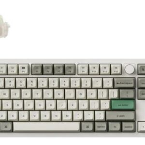 Keychron Q3 Max ANSI 80% TKL 87 Key Shell White Full Assembled Knob Banana Switch RGB Hot-Swap Gateron Jupiter Wireless / Wired / 2.4GHz Normal Profile QMK Custom Keyboard