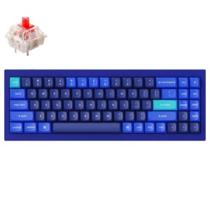 Keychron Q7-J1 70% Layout 72 Key Blue Red Switch RGB Hot-Swap Wired Keyboard
