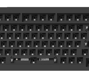 Keychron V1 Max QMK/VIA Wireless Custom Mechanical Keyboard Barebone Knob Carbone Black