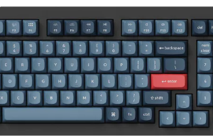 Keychron V5 MAX ANSI 96% Layout 100 Key Carbon Black Full Assembled Knob Red Switch RGB Hot-Swap Gateron Jupiter Wireless / Wired / 2.4GHz Normal Profile QMK Custom Keyboard