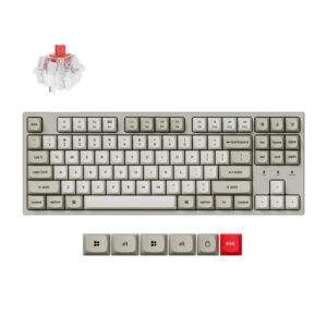 Keychron C1 Pro 8K QMK Wired RGB Backlight (Hot-Swappable) Keychron Super RED Switch Custom Mechanical Keyboard