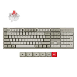 Keychron C2 Pro 8K QMK Wired RGB Backlight (Hot-Swappable) Keychron Super RED Switch Custom Mechanical Keyboard