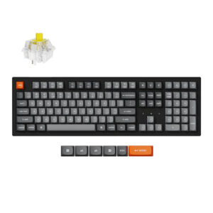 Keychron K10 Max QMK Fully Assembled (Hot-Swappable) RGB Backlight Super Banana Wireless Mechanical Keyboard