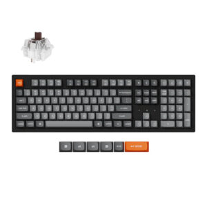 Keychron K10 Max QMK Fully Assembled (Hot-Swappable) RGB Backlight Super Brown Wireless Mechanical Keyboard