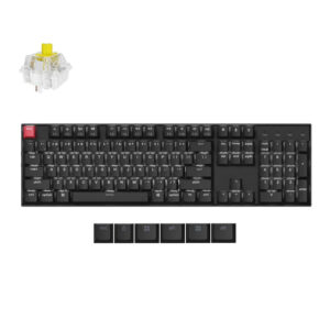 Keychron K10 QMK White Backlight Super Switch Banana Wireless Mechanical Keyboard