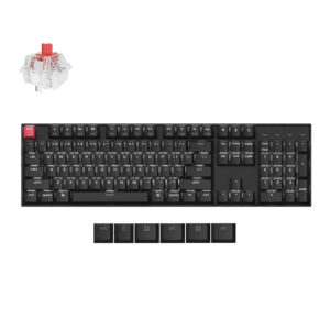 Keychron K10 QMK White Backlight Super Switch Red Wireless Mechanical Keyboard