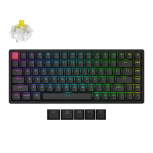 Keychron K2 QMK RGB Backlight Aluminum Frame Super Switch Banana (Hot-Swappable) Wireless Mechanical Keyboard