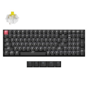 Keychron K4 QMK White Backlight Super Switch Banana Wireless Mechanical Keyboard
