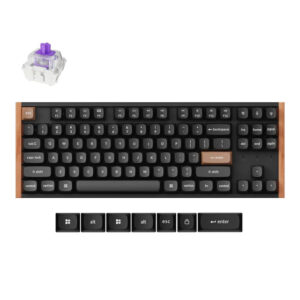 Keychron K8 HE Wireless Special Edition Black Gateron Double-Rail Magnetic Nebula Switch Custom Keyboard