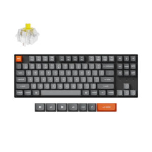 Keychron K8 Max QMK Fully Assembled (Hot-Swappable) RGB Backlight Super Banana Wireless Mechanical Keyboard