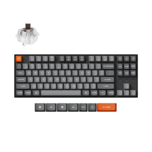 Keychron K8 Max QMK Fully Assembled (Hot-Swappable) RGB Backlight Super Brown Wireless Mechanical Keyboard