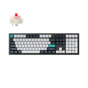 Keychron Q6 Max QMK/VIA ANSI Fully Assembled Knob Carbon Black Gateron Jupiter Red Wireless Custom Mechanical Keyboard