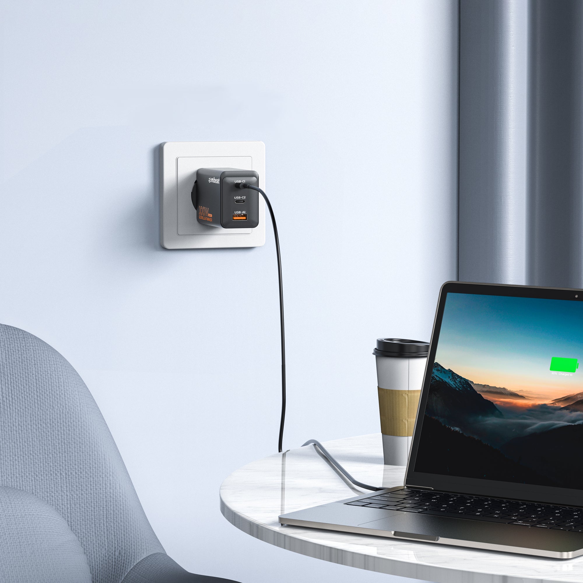 mbeat Gorilla Power PD 100W GaN II USB-C Charger - Image 5