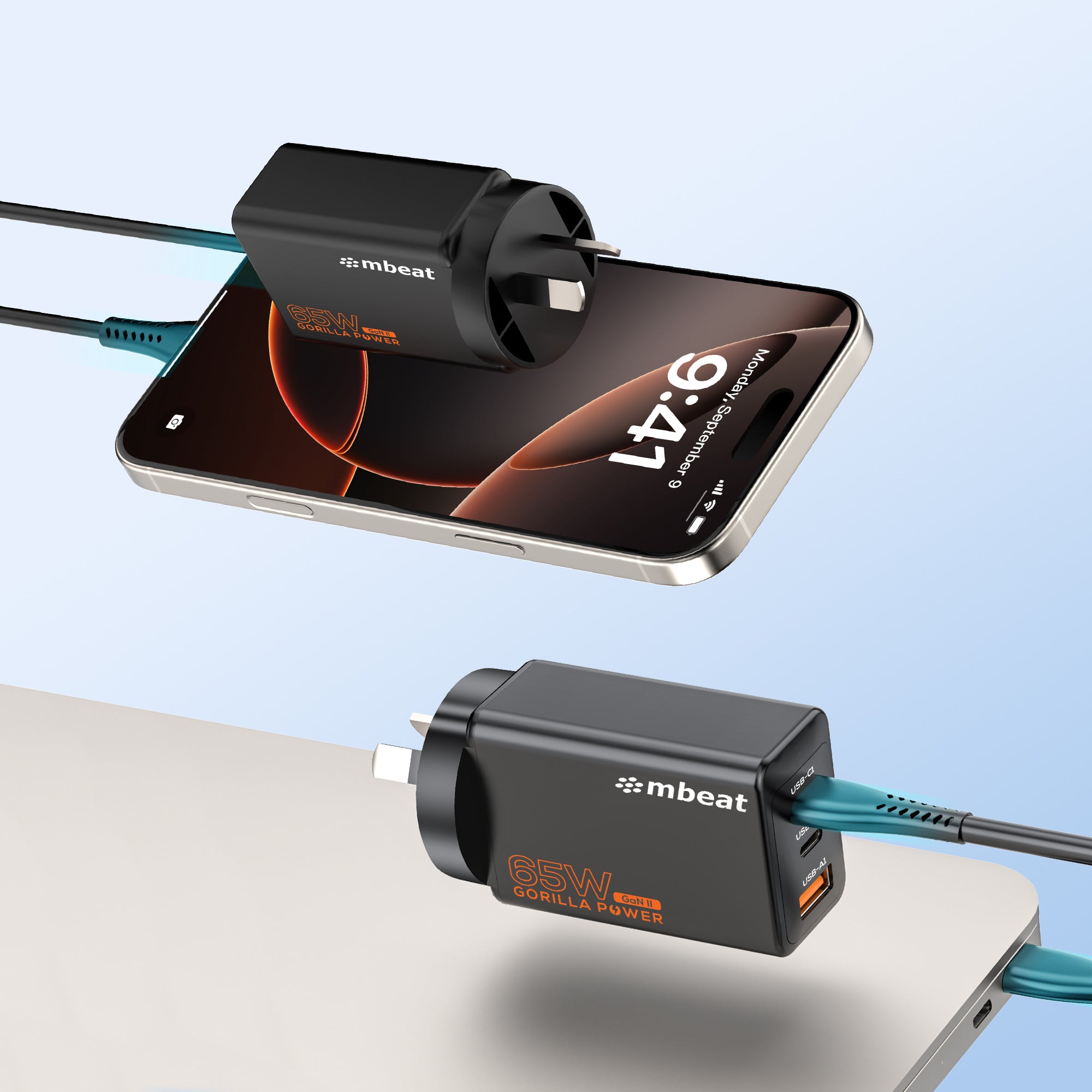 mbeat Gorilla Power PD 65W GaN II USB-C Charger - Image 4