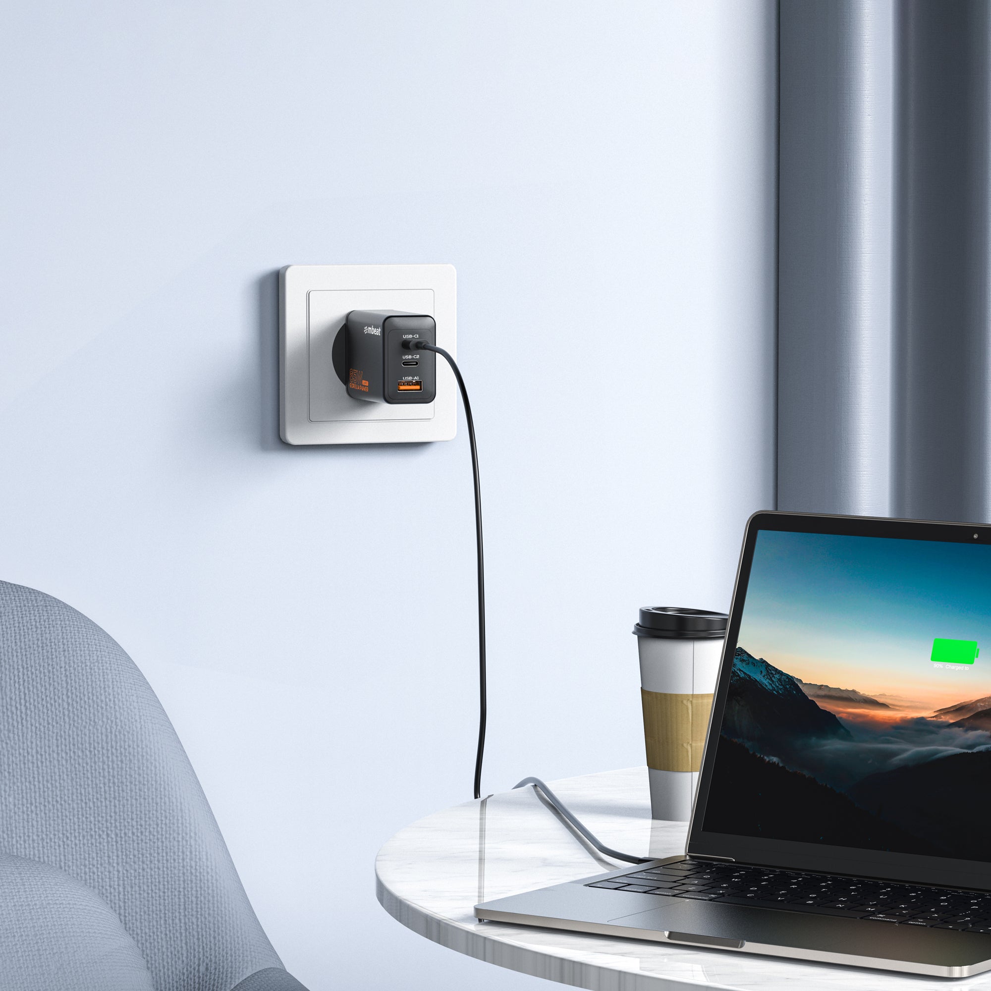 mbeat Gorilla Power PD 65W GaN II USB-C Charger - Image 5
