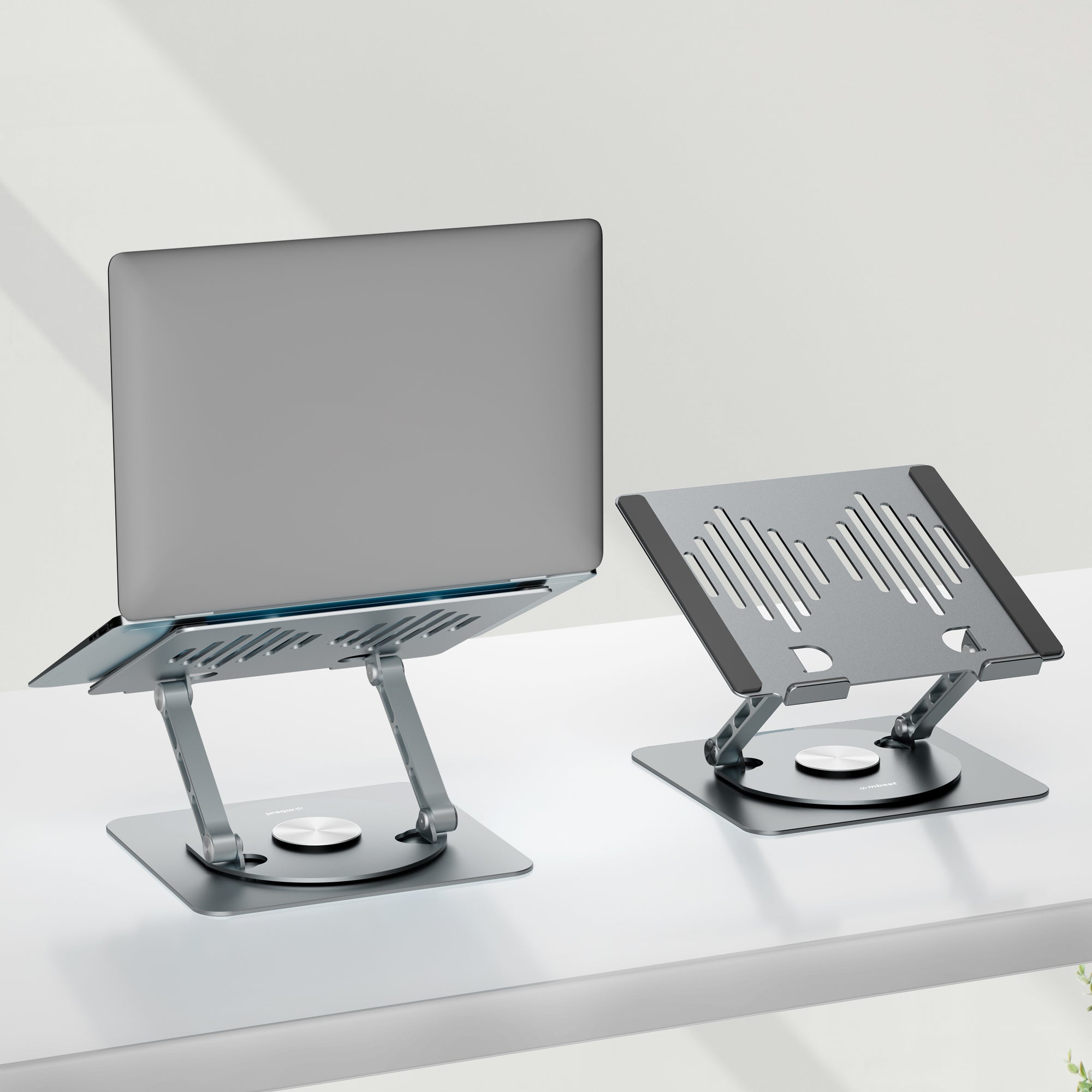 mbeat Stage S7 Rotating and Height-Adjustable Laptop Stand - Space Grey - Image 3