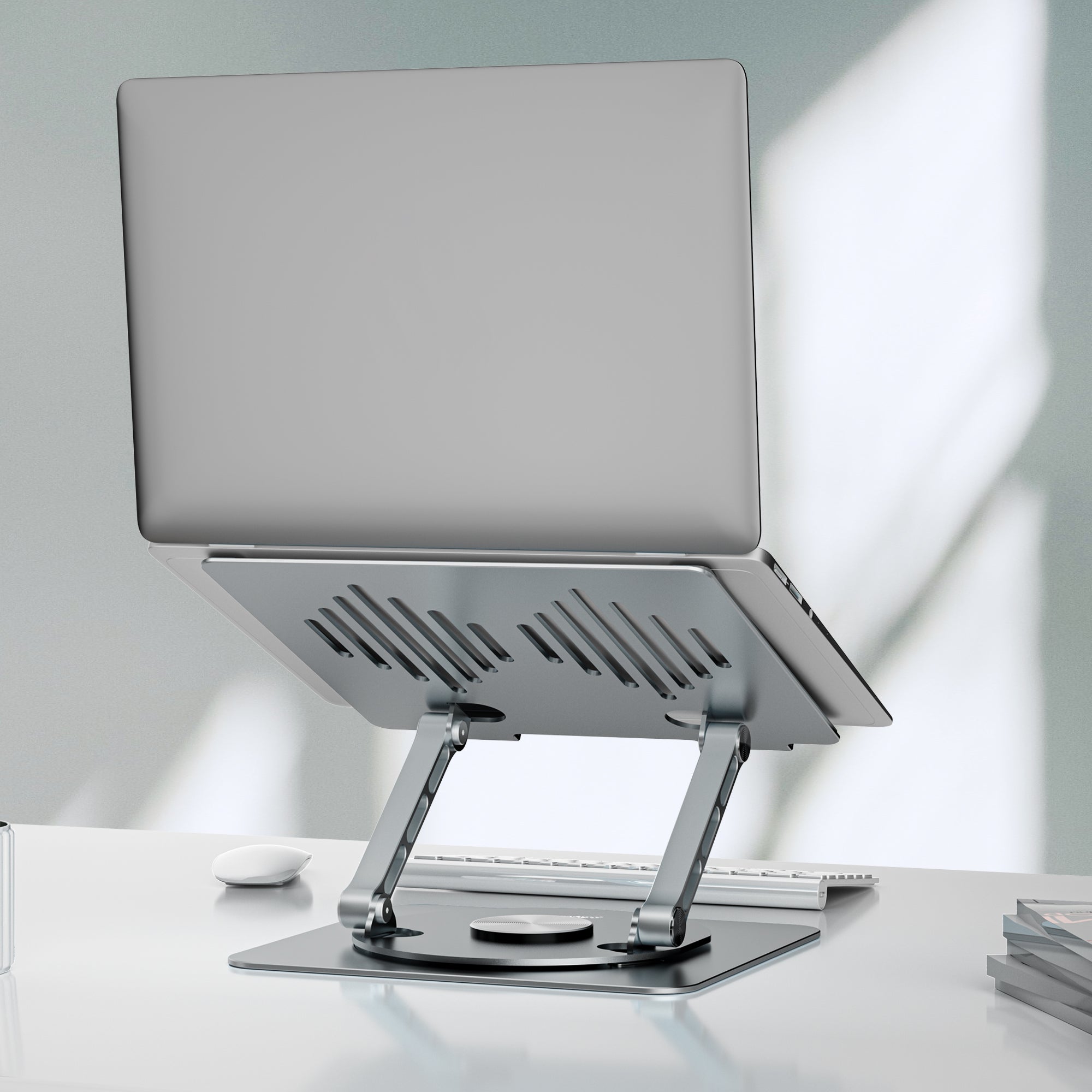 mbeat Stage S7 Rotating and Height-Adjustable Laptop Stand - Space Grey - Image 4