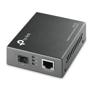 TP-Link 1000M RJ45 to 1000M single-mode LC fiber Converter, SFP slot supporting MiniGBIC modules