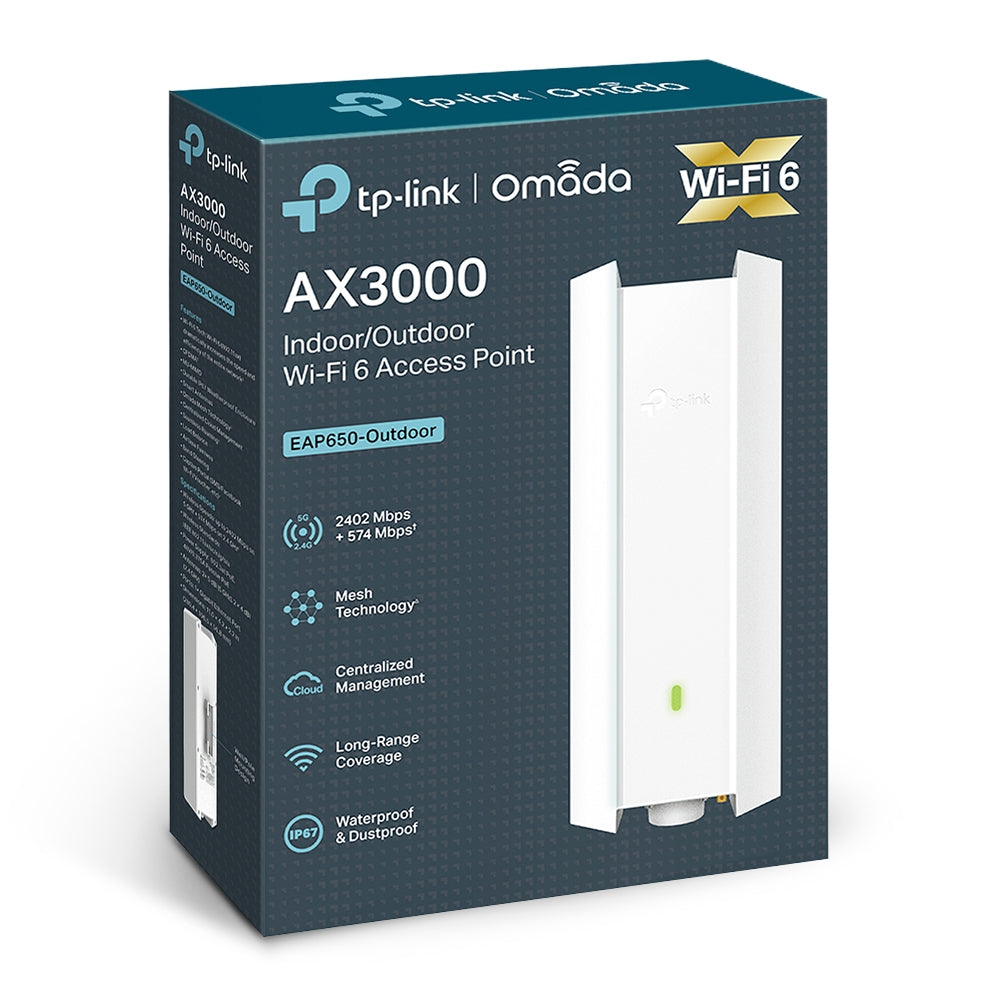 TP-Link EAP650 D120-Outdoor, AX3000 Indoor/Outdoor Wi-Fi 6 Access Point - Image 7