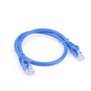 Cat 6a UTP Ethernet Cable, Snagless - 0.25m (25cm) Blue
