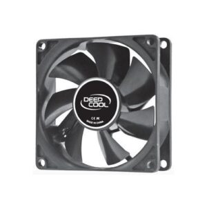 Deepcool 80mm Hydro Bearing Case Fan with 4-pin Molex Connector. Blackcase & black blades