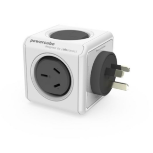 ALLOCACOC POWERCUBE OUTLET X 2 USB X 2 surge Grey