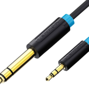 Vention 3.5mm TRS Male to 6.35mm Male Audio Cable 2M Black