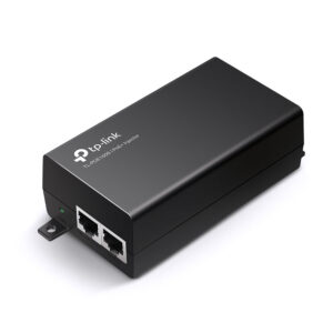TP-Link PoE+ Injector Adapter 1¡Á Gigabit PoE Port, 1¡Á Gigabit Non-PoE Port 802.3at/af Compliant, Data and Power Carried over The Same Cable Up to 100 Meters, Plastic Case, Pocket Size