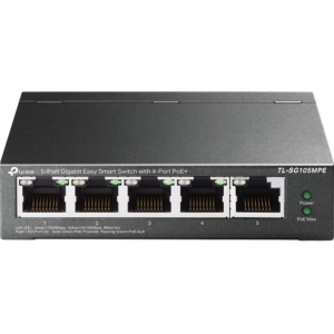 TP LINK 5-Port Gigabit Easy Smart Switch with 4-Port PoE+