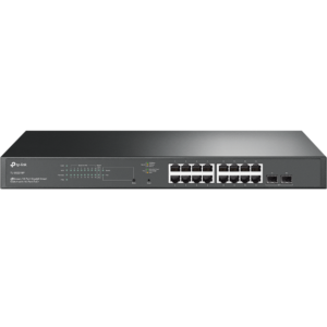 TP LINK JetStream 18-Port Gigabit Smart Switch with 16-Port PoE+