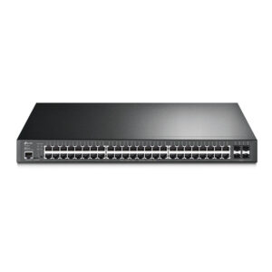 TP Link JetStream 52-Port Gigabit L2+ Managed Switch with 48-Port PoE+