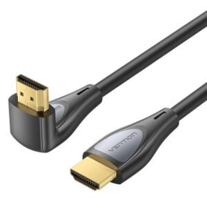 Vention HDMI-A Male to Male 4K HD Right Angle Cable 270 Degree 2M Black