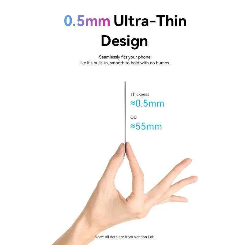 Vention Universal Metal Ring Sticker 2 Pack - Image 3