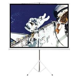 65" (1.45m x 0.81m) Tripod Portable Projector Screen (16:9 ratio) Black