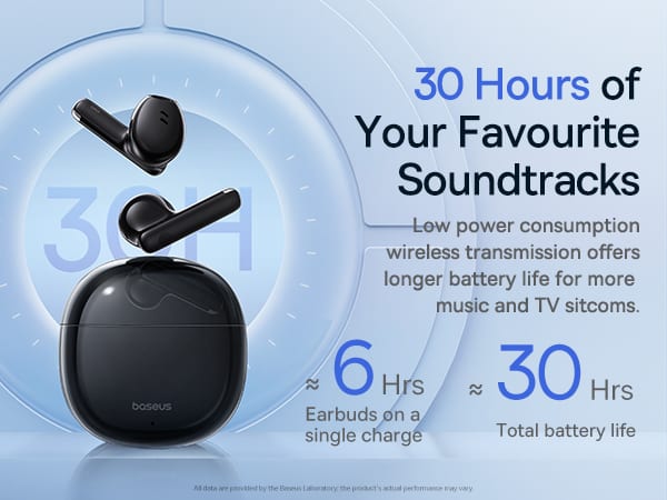 Baseus Bowie E13 True Wireless Earphones Galaxy Black - Image 5