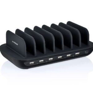 Mbeat Gorilla Power 7 Port 60W USB & USB C Charging Station with Phone & Tablet Holders