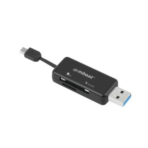 mbeat® Ultra dual USB 3.0 reader for PCs, Smartphones & Tablets