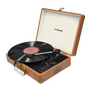 mbeat® Retro Turntable Recorder with Bluetooth & USB Direct Recording