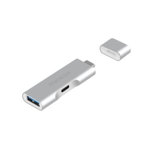 mbeat® Attaché Duo Type-C To USB 3.1 Adapter With Type-C Charging Port