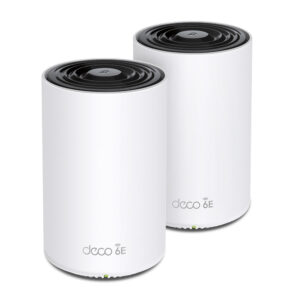 TP LINK Deco XE75 Pro AXE5400 Tri-Band Mesh Wi-Fi 6E System (2 Pack)