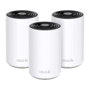 TP LINK Deco XE75 Pro AXE5400 Tri-Band Mesh Wi-Fi 6E System (3 Pack)