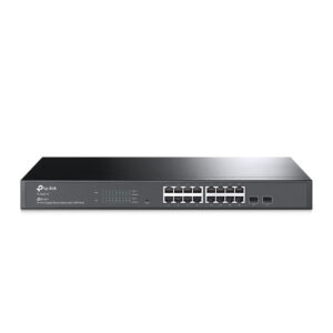 TP LINK JetStream 16-Port Gigabit Smart Switch with 2 Gigabit SFP Slots