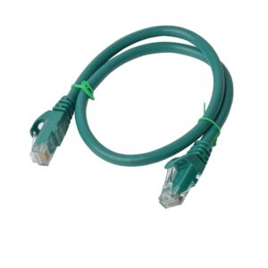 Cat 6a UTP Ethernet Cable, Snagless - 0.25m (25cm) Green