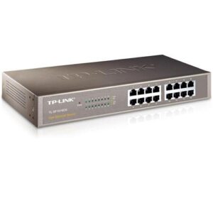 TP-Link 16 Port 10/100M Desktop/Rackmount Switch 13-inch Steel Case