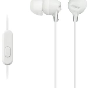 Sony MDREX15APW In Ear Headphone w/Smart Phone Control White