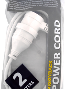Sansai Piggy Back Extension Cord 2M