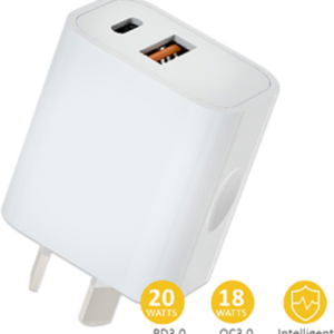 Sansai 20W USB C + A Wall Charger